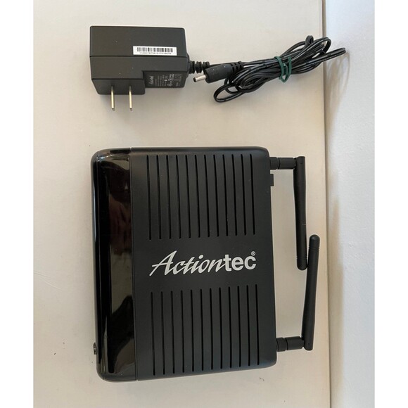 Actiontec Black DSL Modem Wireless Router Model GT784WN 300mbps 4 Network Port - Picture 3 of 4